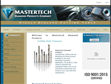 Tablet Screenshot of mastertechdiamond.com